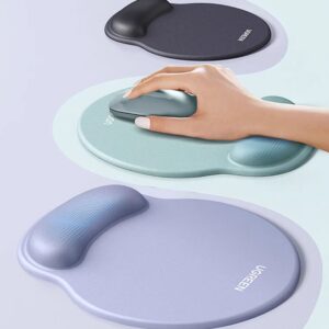 Silicone wrist rest mouse pad