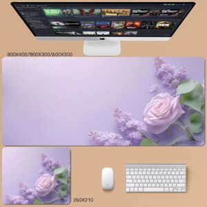 Floral desk mat