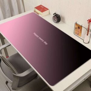 Dual-tone desk mat